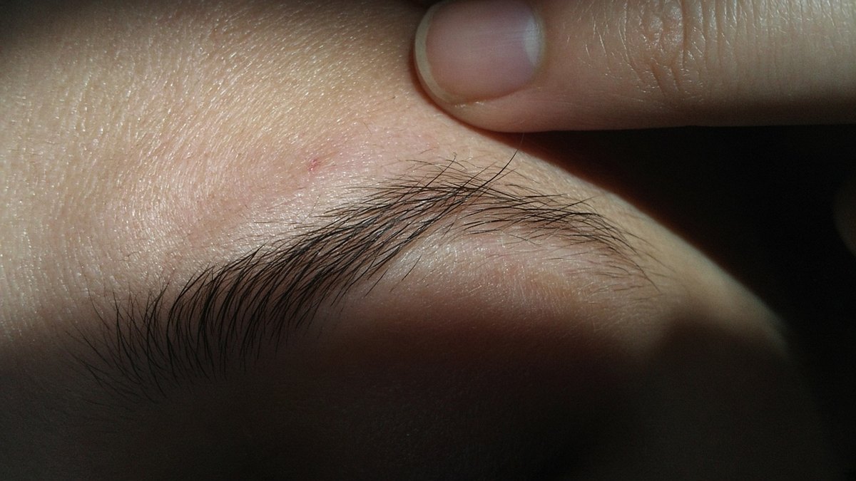 Brow being checked